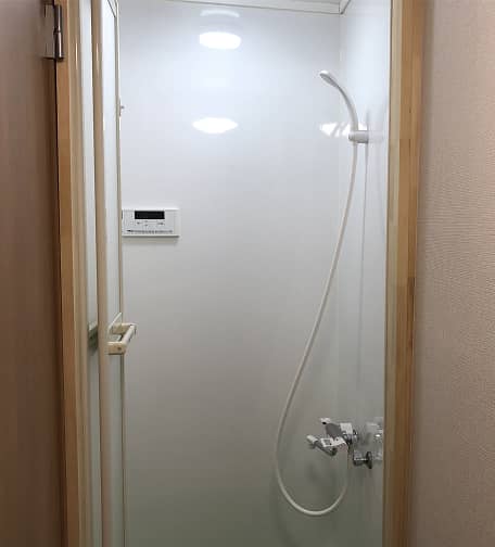 川越ジムのシャワールーム